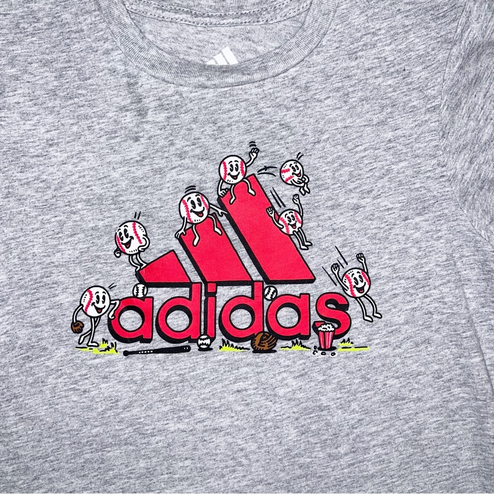 Adidas Three-Stripes Shorts and Tee Set - Picture 3 of 6